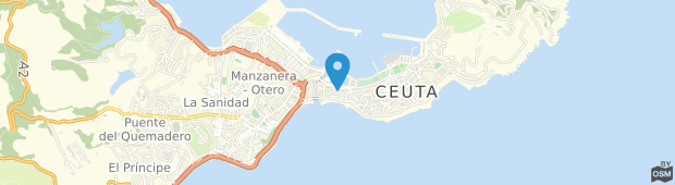 Umland des Tryp Ceuta