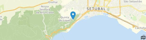 Umland des Pousada de Setubal Sao Filipe