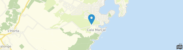 Umland des Cala Marsal