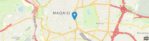 Umland des Radisson Blu Hotel Madrid Prado
