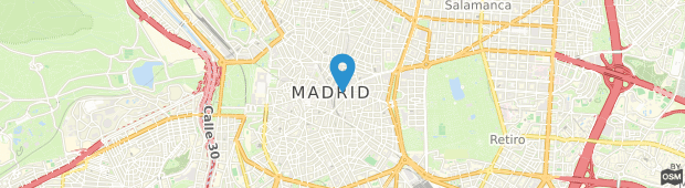 Umland des Hostal Esmeralda Madrid