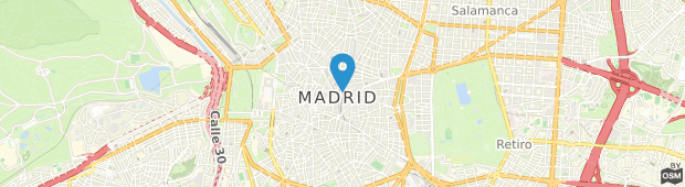 Umland des Puerta Del Sol Hostel Madrid