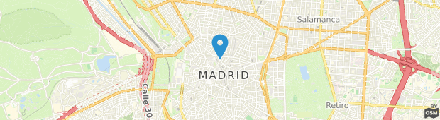 Umland des Hostal Madrid Inn