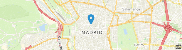 Umland des High Tech Avenida Gran Via Hotel Madrid