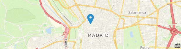 Umland des Hostal Besaya Madrid