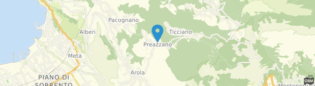 Umland des Cassiopea Bed & Breakfast Vico Equense