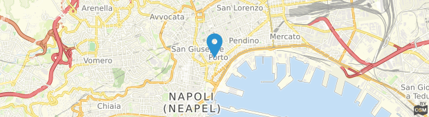 Umland des Hotel Nettuno Naples