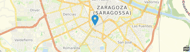 Umland des Gran Via Hotel Zaragoza
