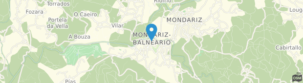 Umland des Balneario de Mondariz