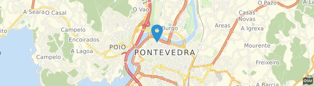 Umland des Parador de Pontevedra