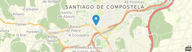 Umland des Hospedaje Nilo Santiago de Compostela