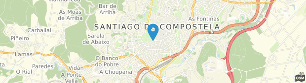 Umland des Apartamentos Turisticos Un Coma Oito Santiago De Compostela