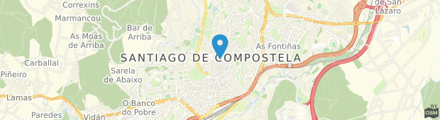 Umland des Factoría Compostela Apartments Santiago de Compostela