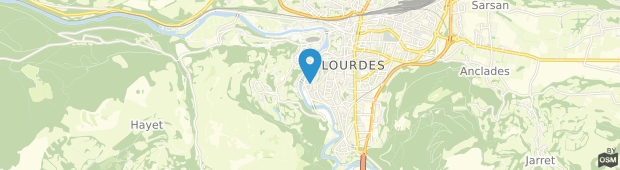 Umland des Hotel Alliance Lourdes