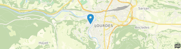 Umland des Jeanne D Arc Hotel Lourdes