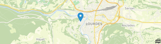 Umland des Arriel Hotel Lourdes