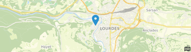 Umland des Hotel Central Lourdes