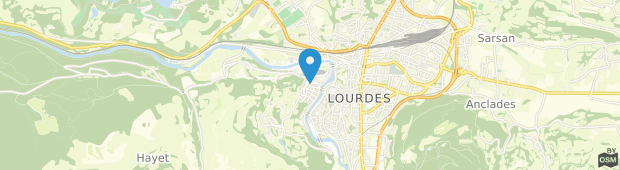 Umland des Grand Hotel Metropole Lourdes