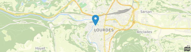 Umland des Hotel Du Musee Lourdes