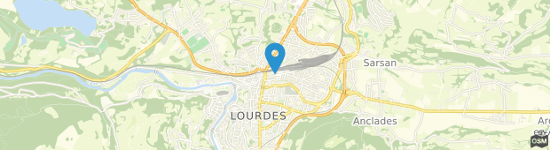 Umland des Best Western Hotel Beausejour Lourdes