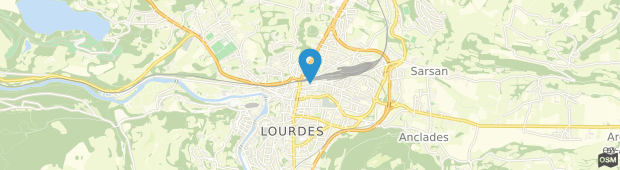 Umland des Hotel Lutetia Lourdes