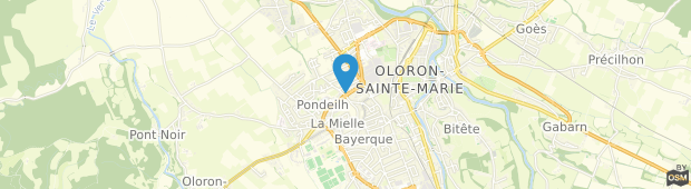 Umland des Alysson Hotel Oloron-Sainte-Marie