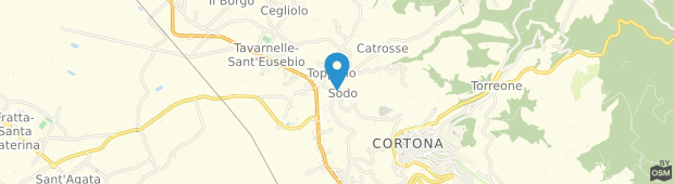 Umland des Sole del Sodo Il Bed & Breakfast Cortona