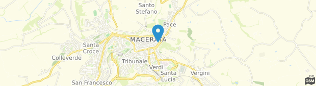 Umland des Ostello Asilo Ricci Macerata