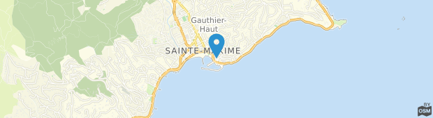 Umland des Hotel Les Palmiers Sainte-Maxime
