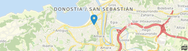 Umland des Hotel Catalonia Donosti