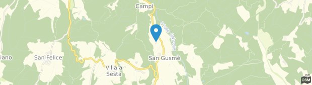 Umland des La Casaccia Di San Gusme