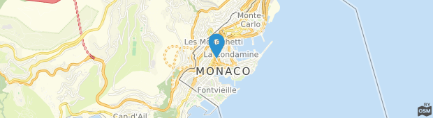 Umland des Hotel de France Monaco
