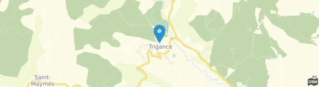 Umland des Chateau de Trigance