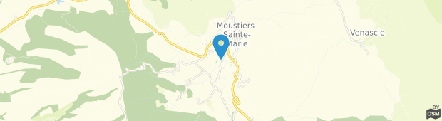 Umland des La Bastide de Moustiers