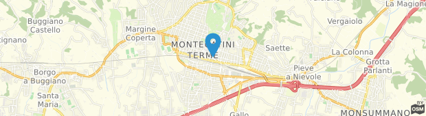 Umland des Universo Montecatini Terme