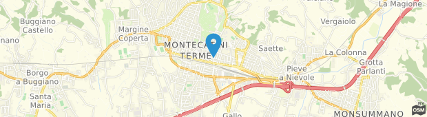 Umland des Da Vinci Hotel Montecatini Terme