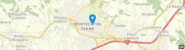 Umland des Conchiglia Hotel Montecatini Terme