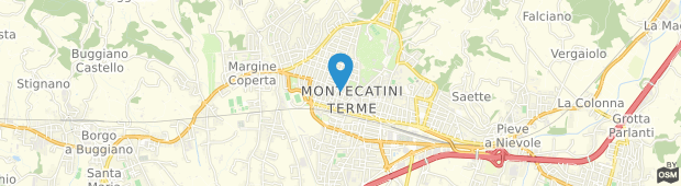 Umland des Columbia Hotel Montecatini Terme
