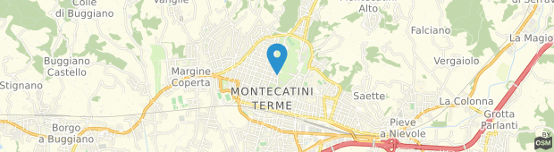 Umland des Metropole Hotel Montecatini Terme