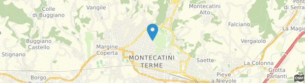 Umland des Mediterraneo Hotel Montecatini Terme