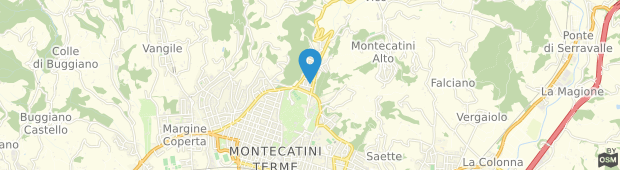 Umland des Villa Le Magnolie Hotel Montecatini Terme