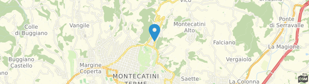 Umland des Michelangelo Hotel Montecatini Terme