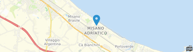 Umland des Hotel Angela Misano Adriatico