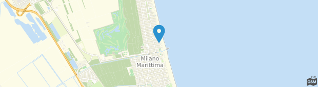 Umland des Hotel Miami Beach Cervia