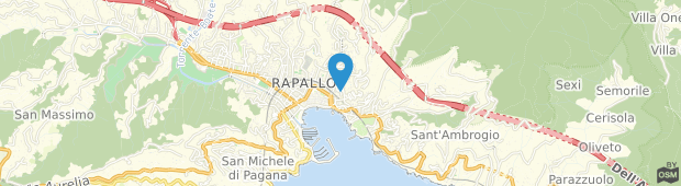 Umland des Hotel Mondial Rapallo