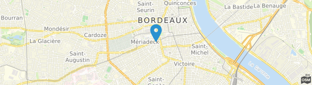 Umland des Etap Hotel Bordeaux Centre Meriadeck