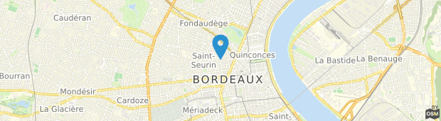 Umland des Le Dauphin Hotel Bordeaux