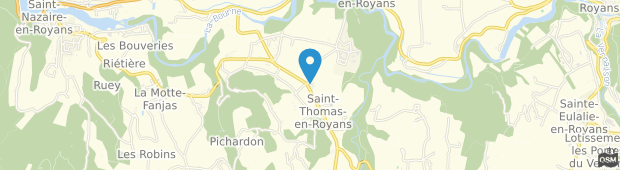 Umland des La Fontaine du Vercors Bed & Breakfast Saint-Thomas-en-Royans