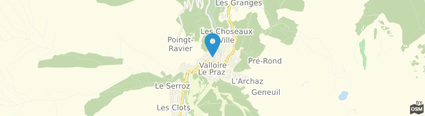 Umland des Pierre And Vacances Residence Les Chalets Valoria Valloire