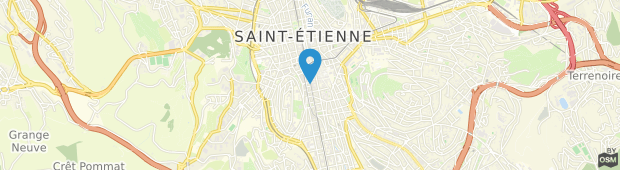 Umland des Adagio Saint-Etienne Centre Aparthotel